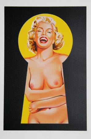Lithographie Ramos - Peek a Boo Marilyn 3