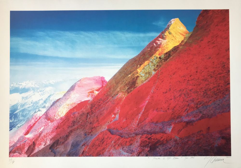 Sérigraphie Gueranger - Peindre le Mont-Blanc