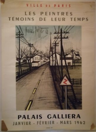 Affiche Buffet - Peintres témoins de leur temps - 1962