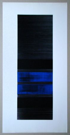 Offset Soulages (After) - Peinture - 1990