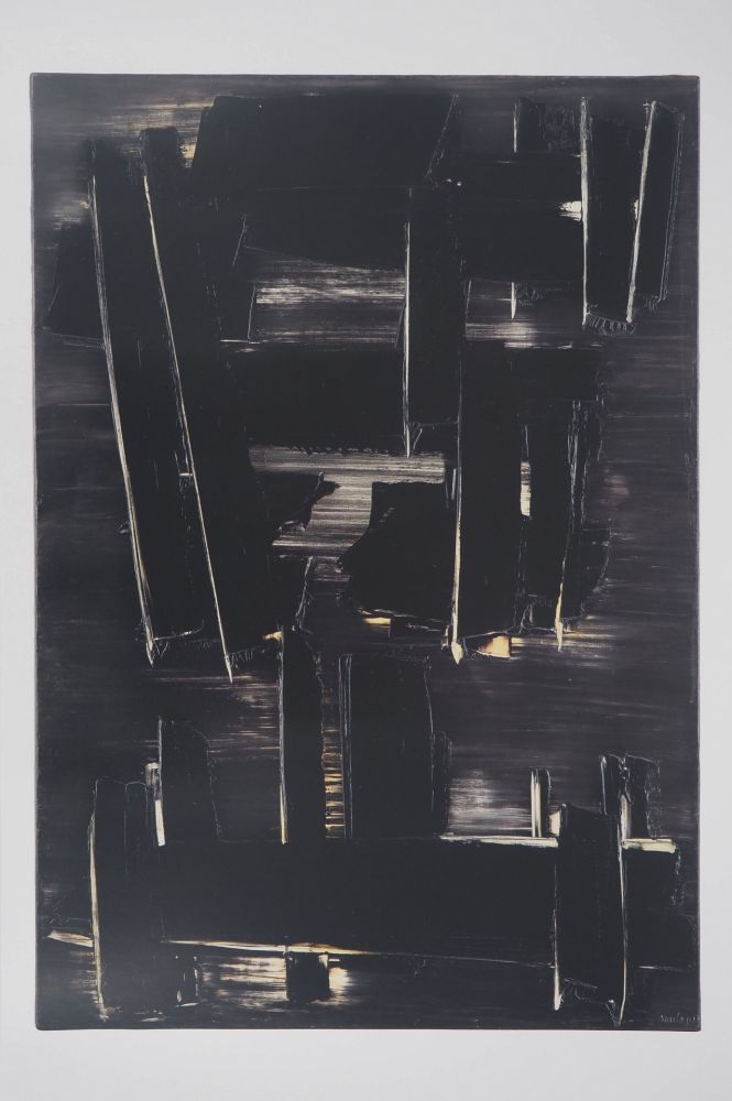 Livre Illustré Soulages - Peinture 27 aou