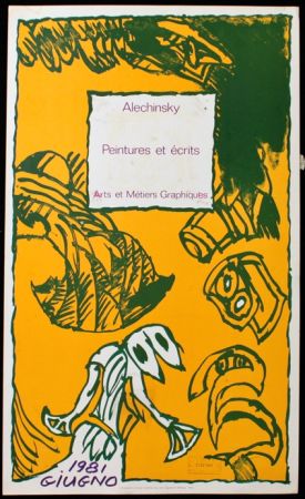 Affiche Alechinsky - PEINTURES ET ECRITS