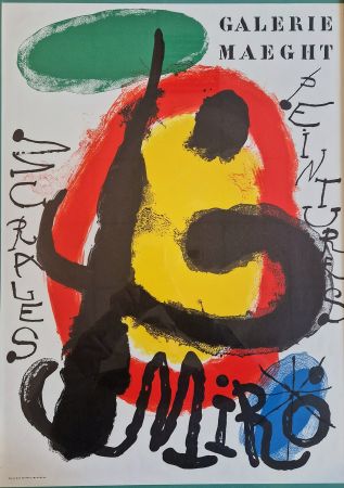 Affiche Miró - Peintures murales