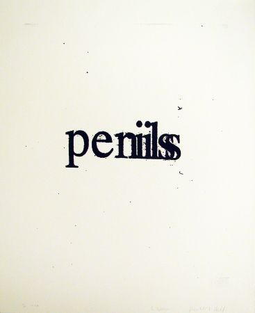 Sérigraphie Wool - Penis Perils