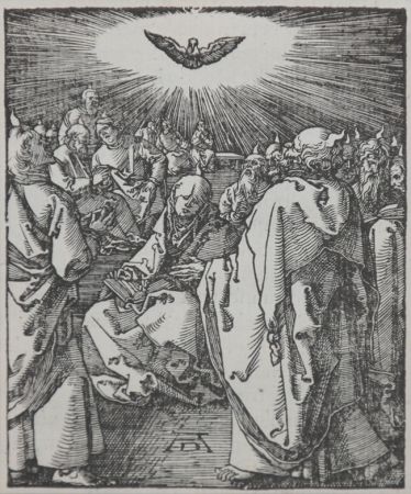 Gravure Sur Bois Durer - Pentecost (The Small Passion), 1612