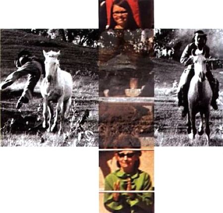 Aucune Technique Baldessari - Person On Horse And Person Falling From Horse
