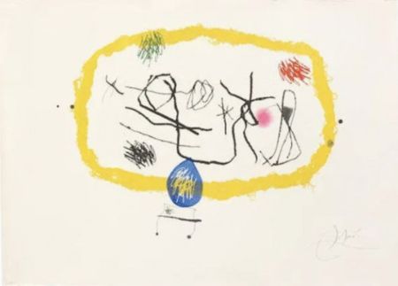 Gravure Miró - Personatges Solars