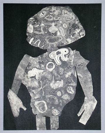 Pochoir Dubuffet - Personnage, 1955