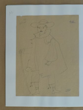 Aucune Technique Derain - Personnage d'opéra à l'épée 