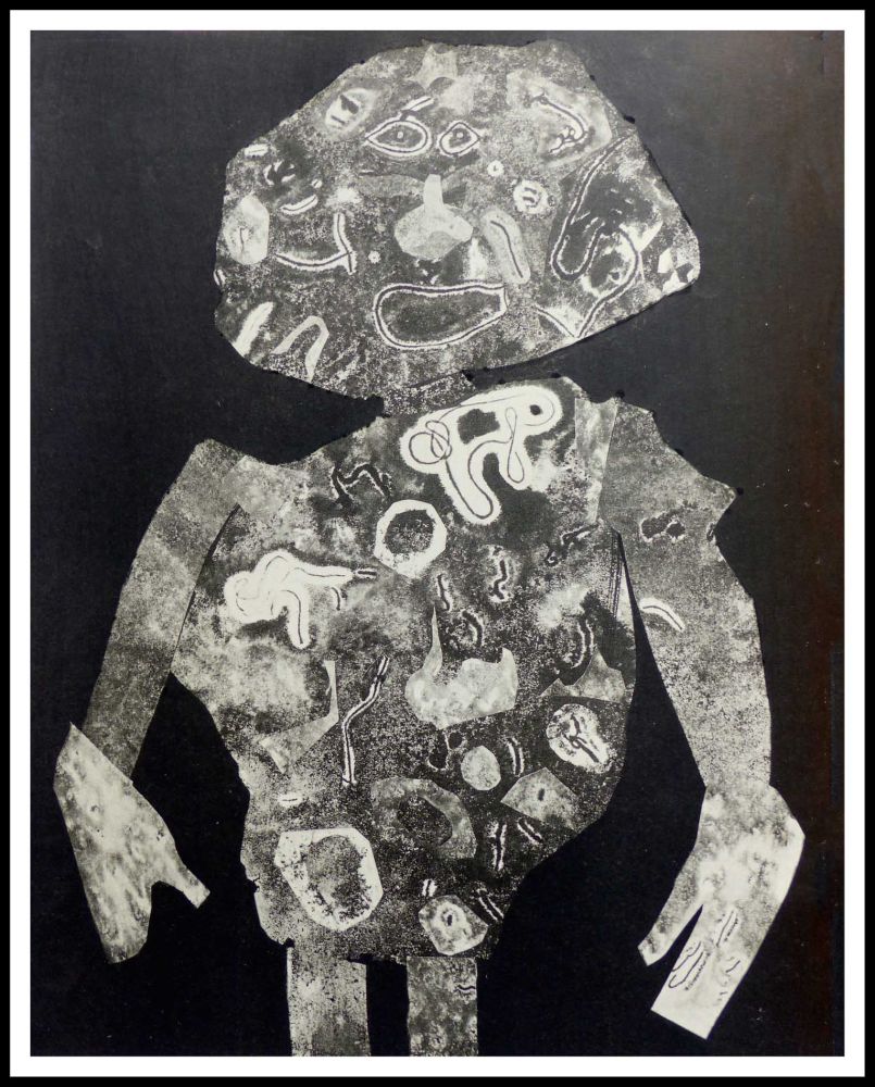 Pochoir Dubuffet - PERSONNAGE II