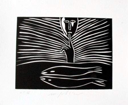 Linogravure Paladino - Pesci