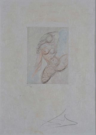 Gravure Dali - Petites Nus (Ronsard) E