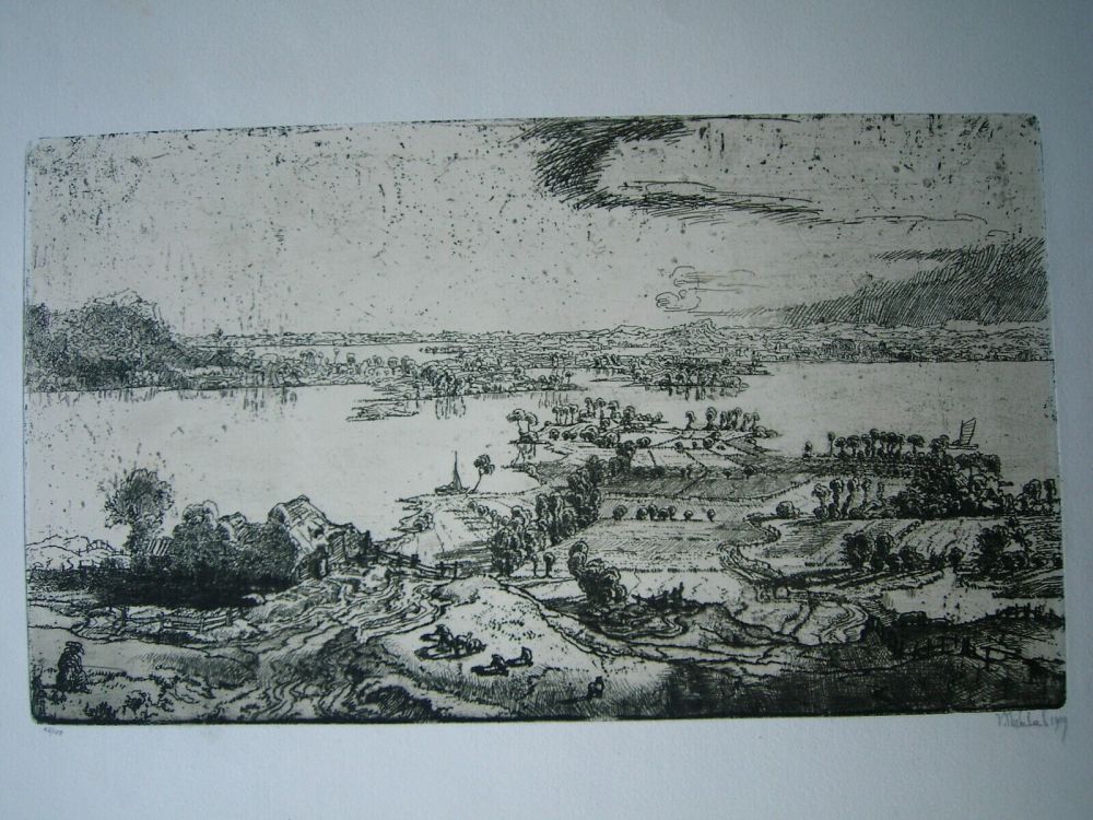 Gravure Nicklas - Phantastische Landschaft