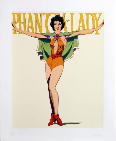 Sérigraphie Ramos - Phantom Lady (White)