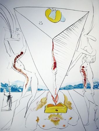Gravure Dali - Philosopher crushed by the cosmos