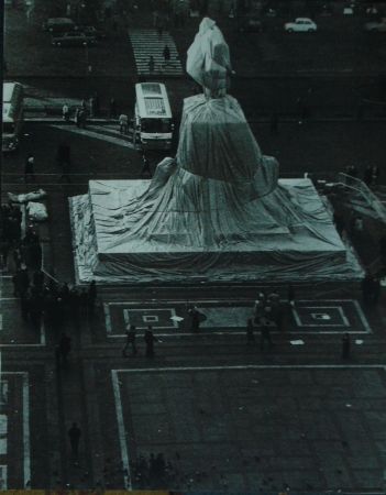 Lithographie Christo - PIAZZA DEL DUOMO MILAN