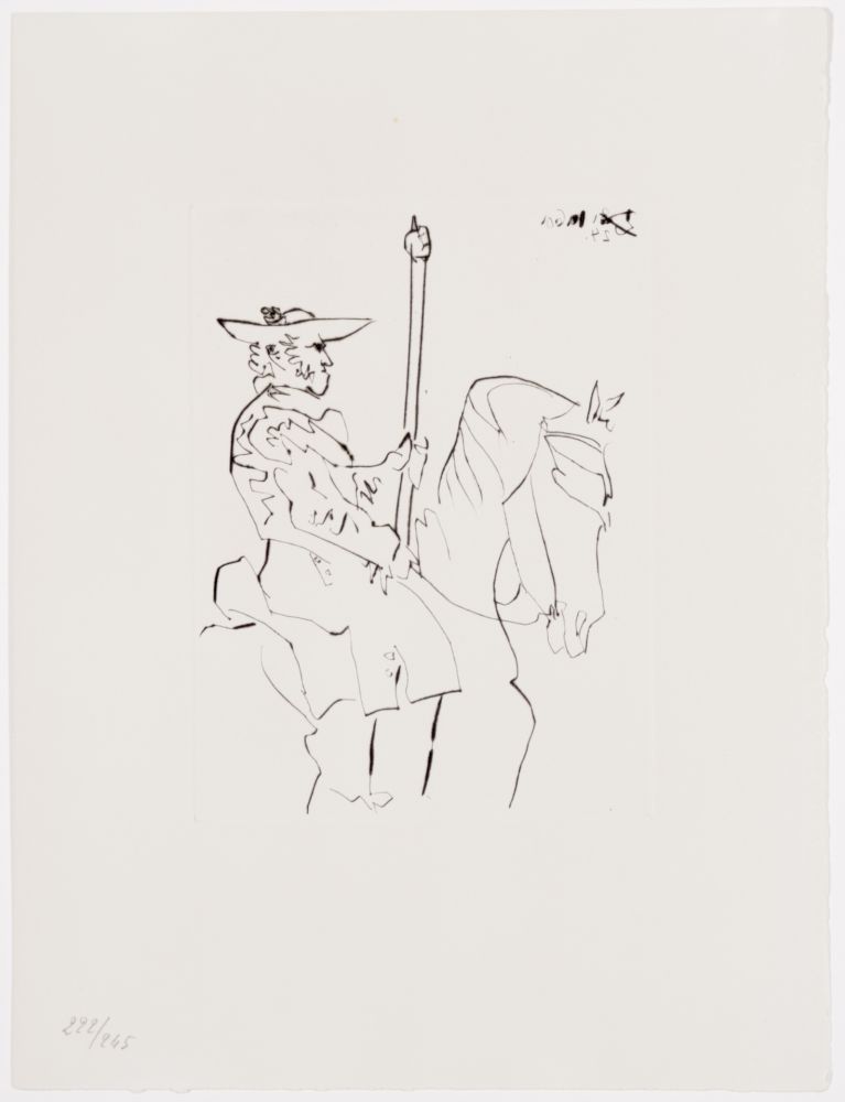 Gravure Picasso - Picador au Repos