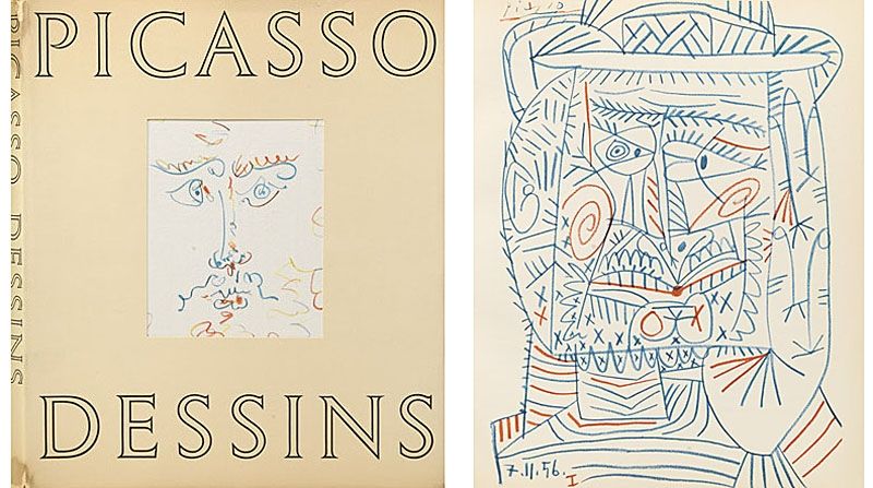 Livre Illustré Picasso (After) - Picasso - Dessin (1959)