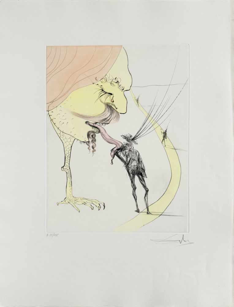 Eau-Forte Dali - Picasso: A Ticket for Glory