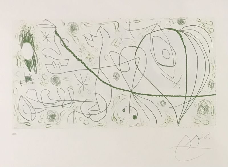 Eau-Forte Miró - Picasso I Els Reventos