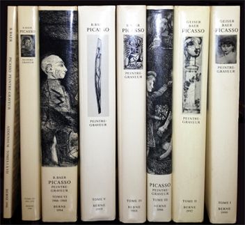 Livre Illustré Picasso - Picasso. Peintre-Graveur. Catalogue raisonné de l'oeuvre gravé. 1899-1972. 7 Volumes + Adenda