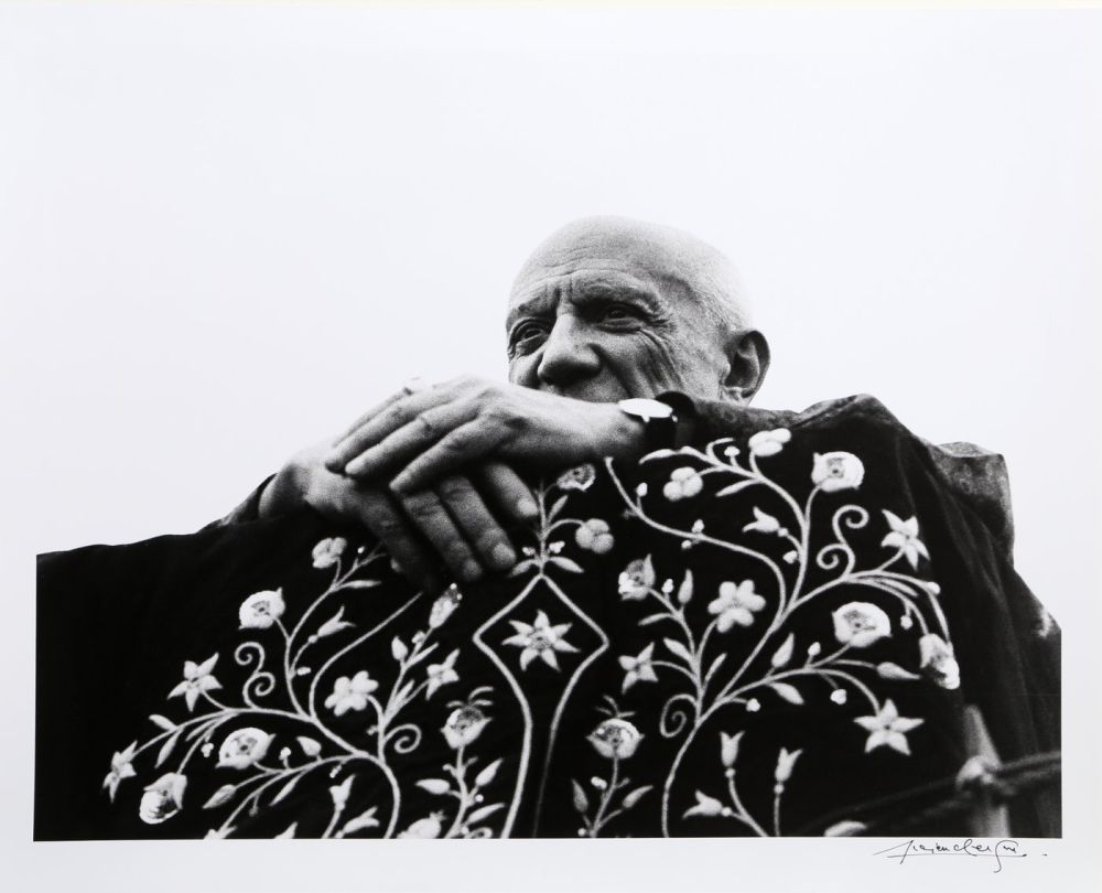 Photographie Clergue - Picasso Preside la Corrida - Frejus, 1962