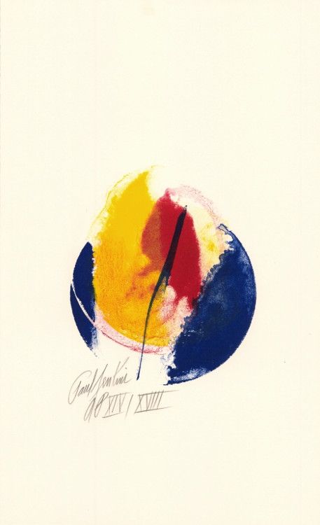 Lithographie Jenkins - Pierre circulaire