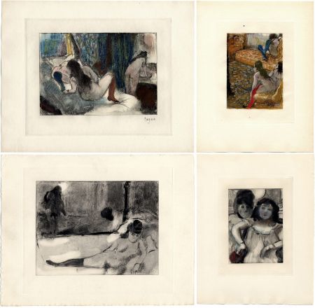 Livre Illustré Degas - Pierre Louys : MIMES DES COURTISANES. 22 Gravures (Paris 1935)