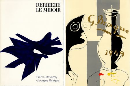 Livre Illustré Braque - PIERRE REVERDY, GEORGES BRAQUE. DERRIÈRE LE MIROIR n° 135-136. Déc.1962-Janv.1963.