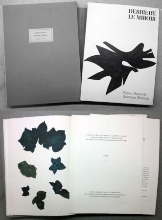 Livre Illustré Braque - PIERRE REVERDY, GEORGES BRAQUE. Derrière le Miroir n°  135-136 . 1963. TIRAGE DE LUXE