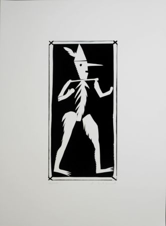 Lithographie Delprat - Pinocchio, 1995