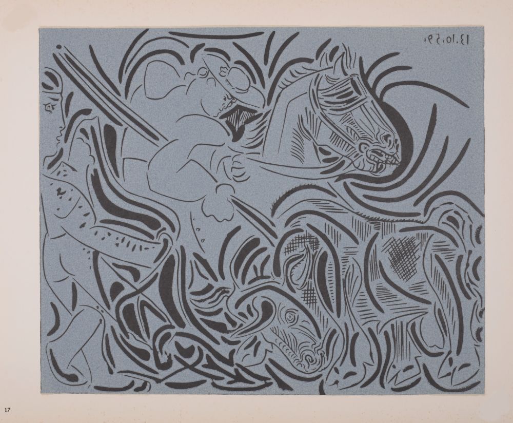Linogravure Picasso (After) - Pique, 1962