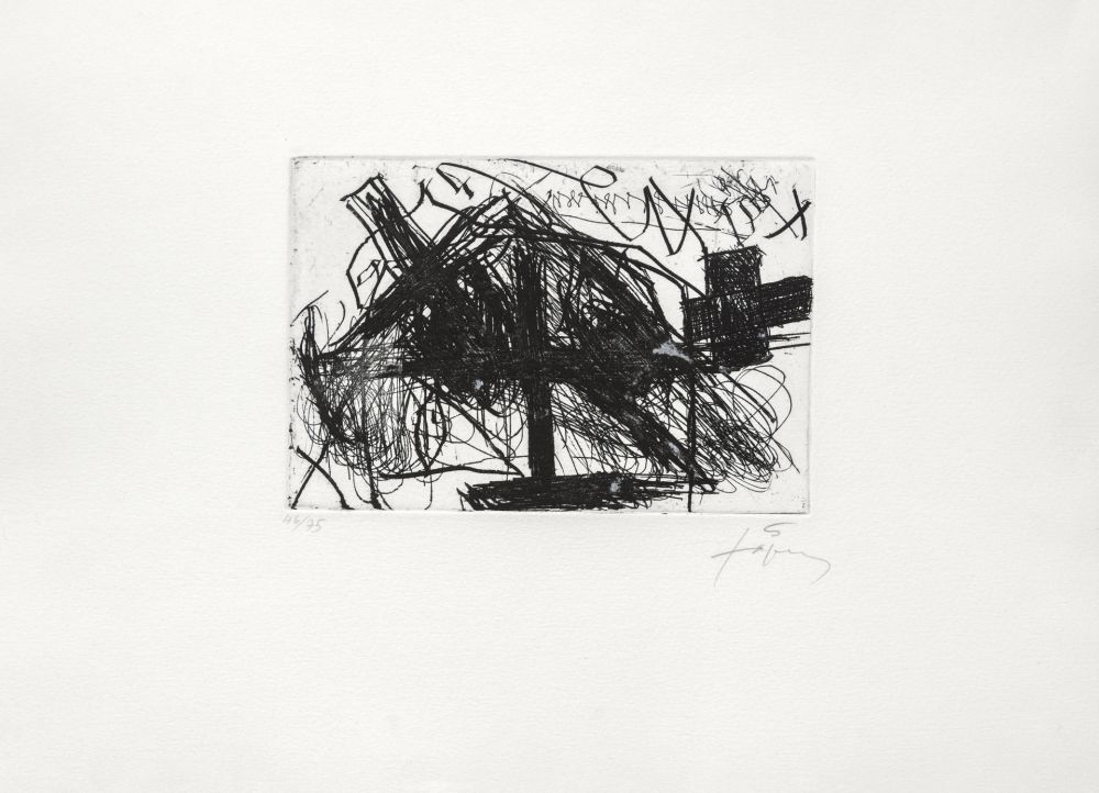 Gravure Tàpies - Piramidal