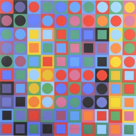 Aucune Technique Vasarely - Planetory Folklore Participation 