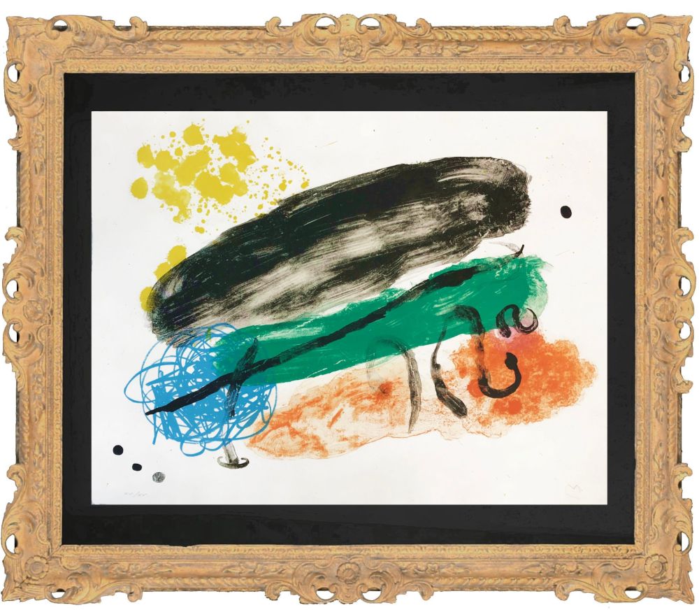 Lithographie Miró - PLATE 16 (AUS: ALBUM 19) 