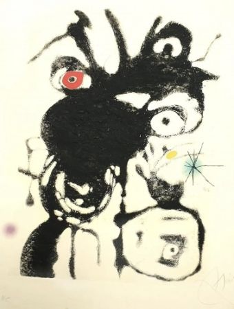 Gravure Miró - Plate IV from Espriu