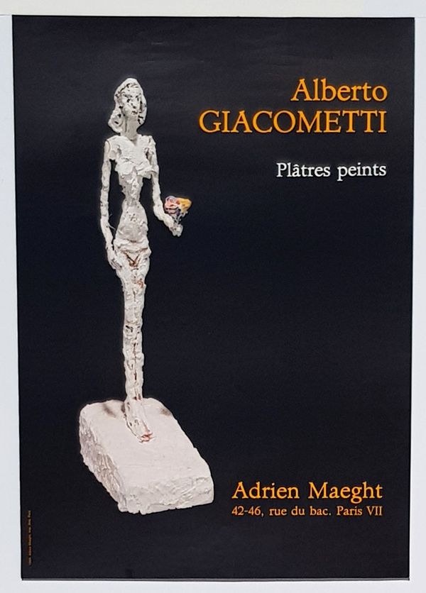 Affiche Giacometti - Platres Peints