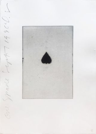 Aquatinte Sultan - Playing Cards (Ace of Spades)