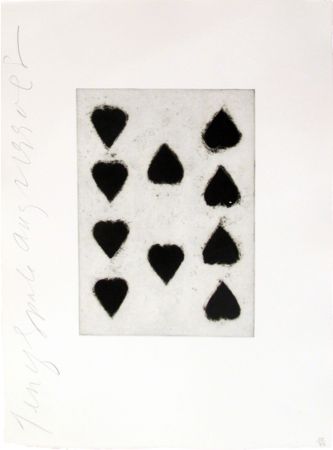 Aquatinte Sultan - Playing Cards (Ten of Spades)