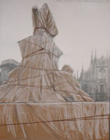 Multiple Christo - Plazza del duomo Milan