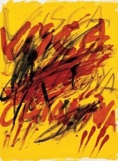 Lithographie Tàpies - Poems-6