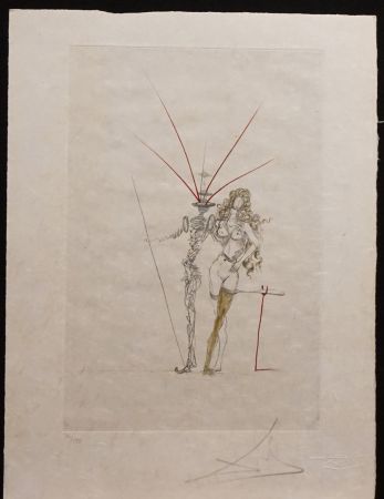Gravure Dali - Poems Secrets Frontispiece