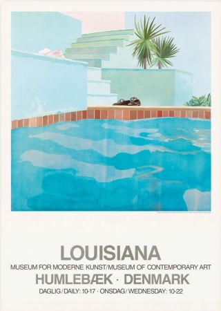 Affiche Hockney - Pool and Steps