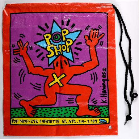 Sérigraphie Haring - Pop shop Bag, 1986 - Highly collectible!
