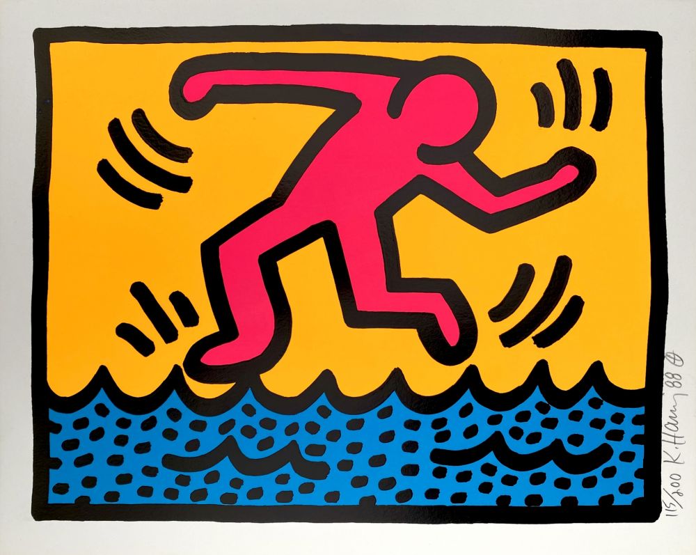 Sérigraphie Haring - Pop Shop II, C