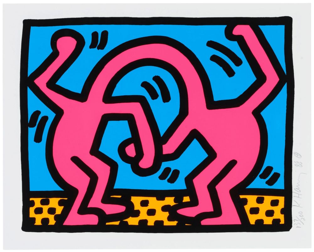 Sérigraphie Haring - Pop Shop II (D)