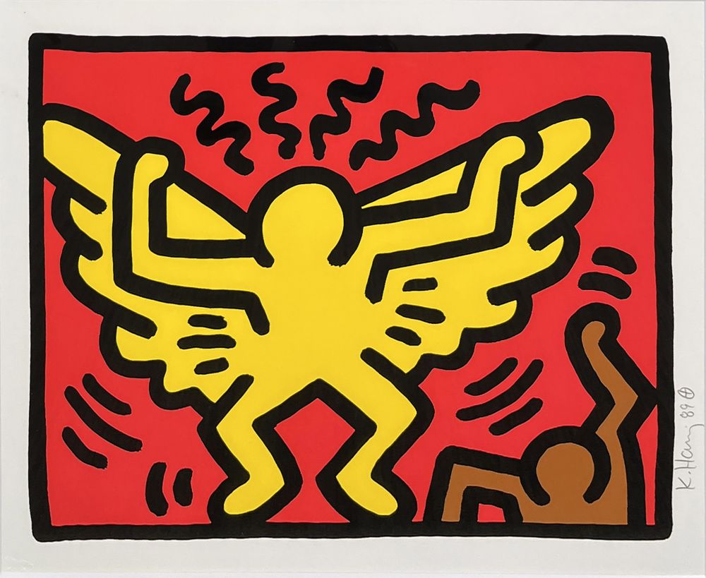 Sérigraphie Haring - Pop Shop IV (A)