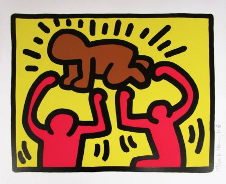 Sérigraphie Haring - Pop Shop IV (b)