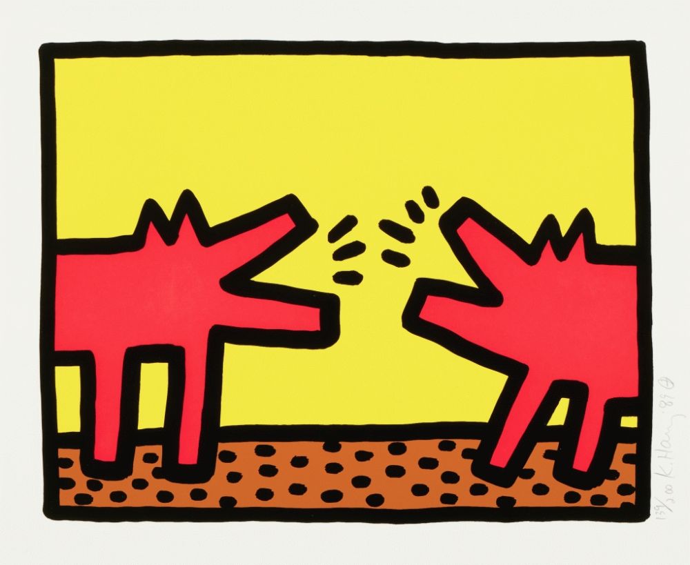 Sérigraphie Haring - Pop Shop IV (D)