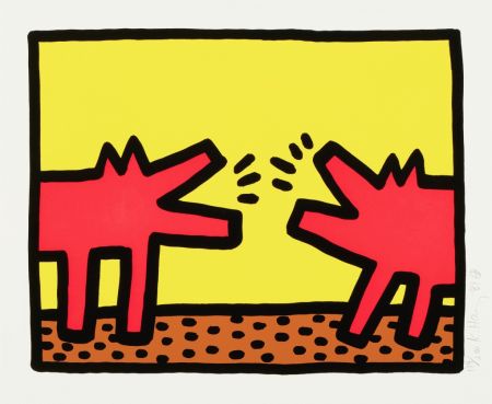 Sérigraphie Haring - Pop Shop IV (D)